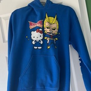 my hero academia x hello kitty hoodie (GOOD CONDITION)